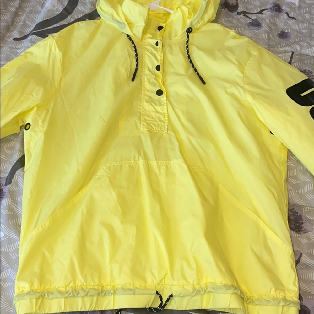 yellow ugg windbreaker